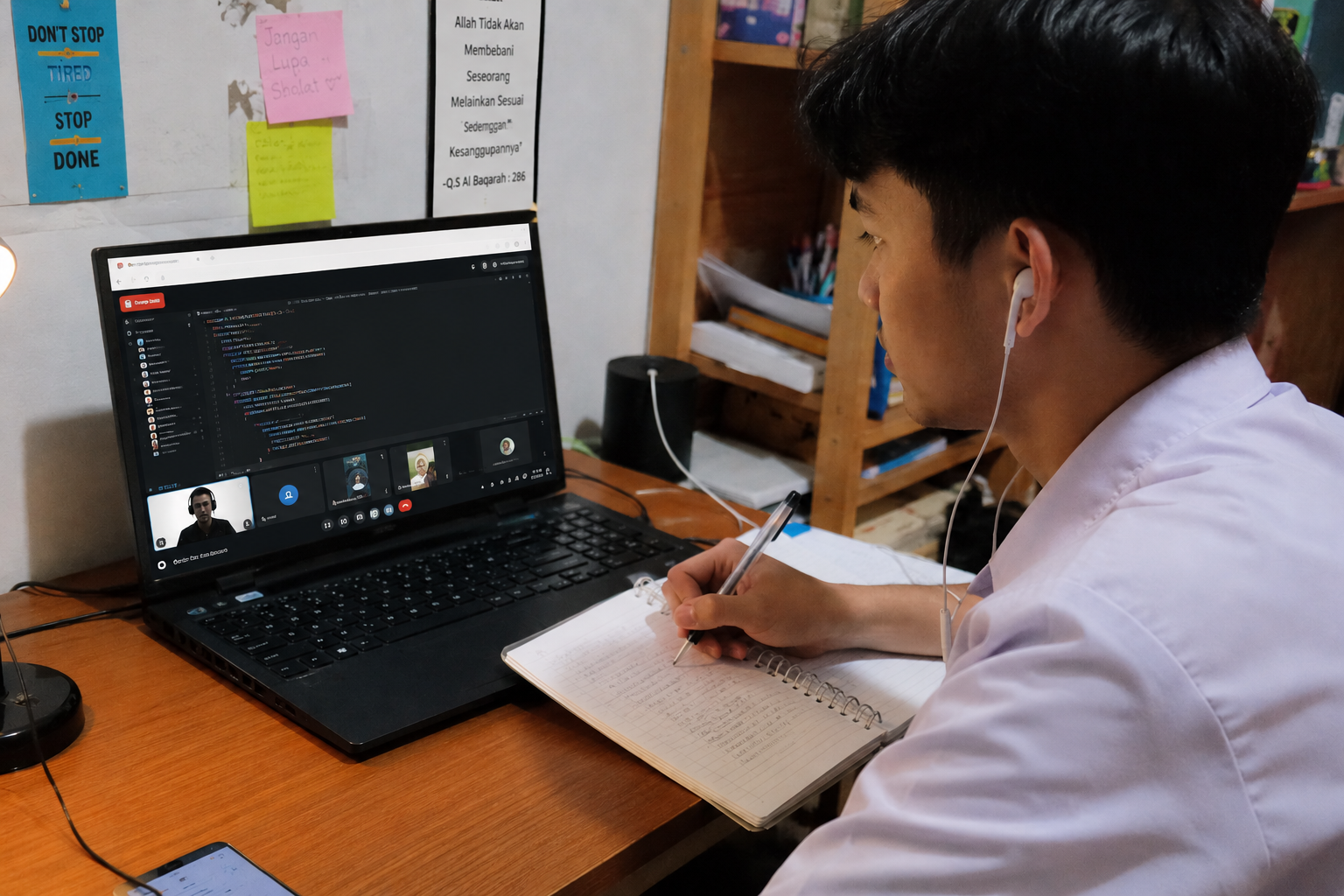 Kelas Coding Live dengan Google Meet untuk Pemula
